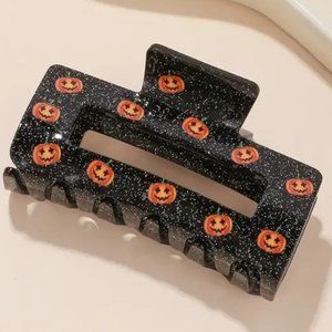 NWT! Large Pumpkin Hair Clip Claw Clip Duck Clip